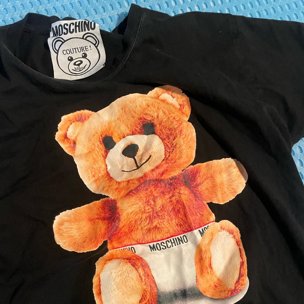 Moschino black oversized T shirt S